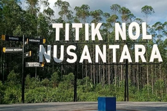 Kawasan titik nol Nusantara di Kecamatan Sepaku, Kabupaten Penajam Paser Utara, Provinsi Kalimantan Timur. ANTARA - Bagus Purwa