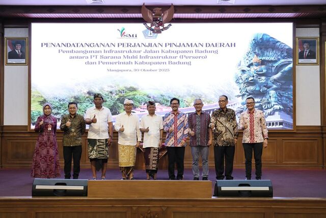 PT SMI menyalurkan pembiayaan Rp 2,83 triliun kepada Pemkab Badung, Bali. (DOK. PT SMI)
