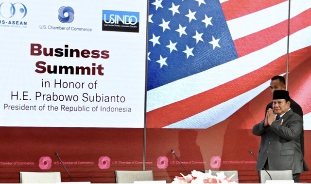 : Presiden Republik Indonesia, Prabowo Subianto menghadiri sesi roundtable pada Business Summit yang digelar di U.S. Chamber of Commerce, Washington DC, pada Rabu, 18 Februari 2026, dalam rangka kunjungan kerjanya di Amerika Serikat. (Foto: BPMI Setpres/Cahyo)