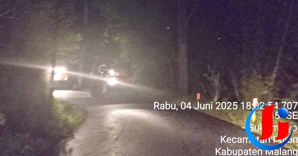 Lokasi rehabilitasi pembangunan bahu beton dan pengaspalan jalan Pandesari-Sukomulyo, Kecamatan Pujon Kidul