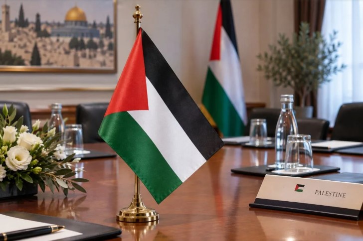 Ilustrasi - Bendera Palestina. (ANTARA/Chatgpt/BPY)